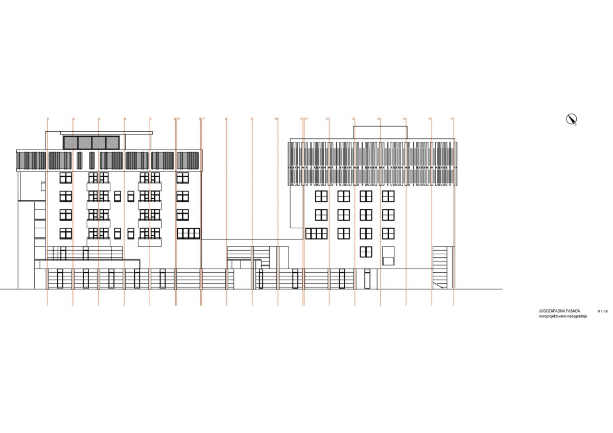 U toku je izrada projektne dokumentacije za nadogradnju dva sprata na objekat LTG Galerija