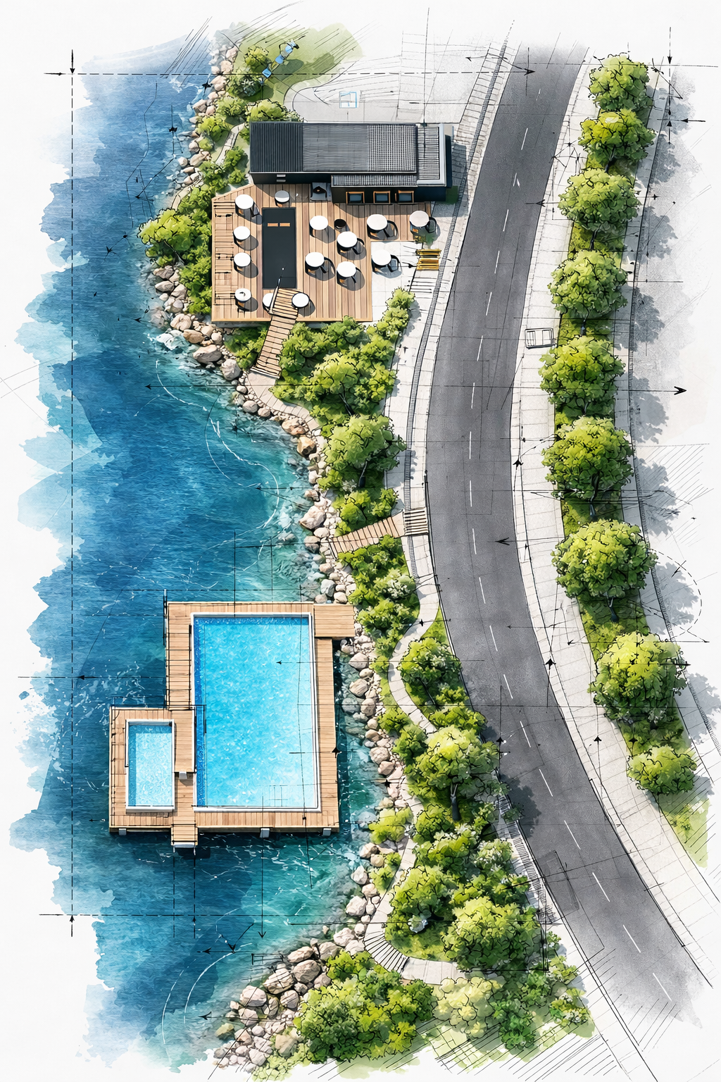 Plutajući bazeni u Šeheru